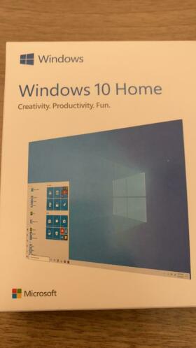 Windows 10 Home nieuw op usb