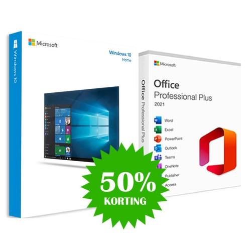 Windows 10 Home NL  Office Pro 2021  Aanbieding