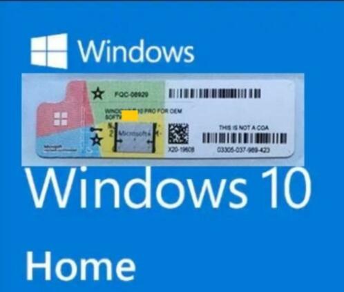 Windows 10 Home USB Pakket - USB  Digitale COA Sleutel.