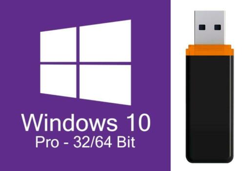 Windows 10 Pro 64  32 BIT - NL - Product key - USB  DVD