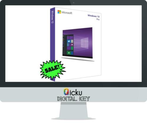 Windows 10 PRO Alle talen Direct Verstuurd Paypal of Credit