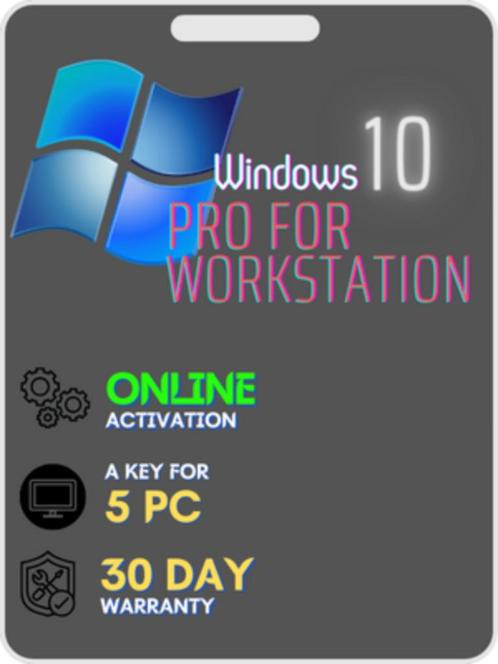 Windows 10 Pro for work station (5PC)
