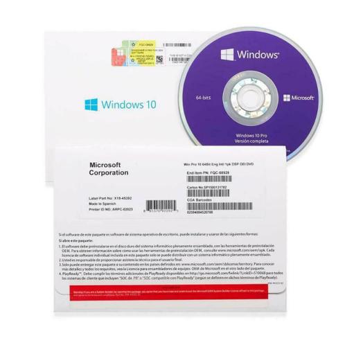 Windows 10 Pro licentie  Engels installatie DVD NU 49,99