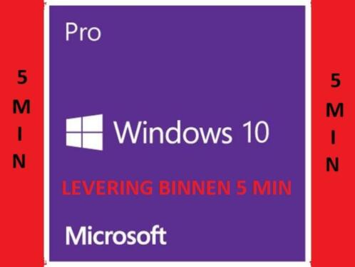 Windows 10 pro licentie  snel geleverd  win 10 pro