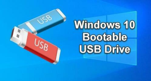 Windows 10 pro nl 32x64 installatie USB 16 gb