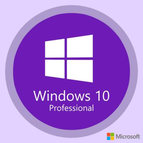 Windows 10 Pro Professional - Eenmalig 8,99 betalen