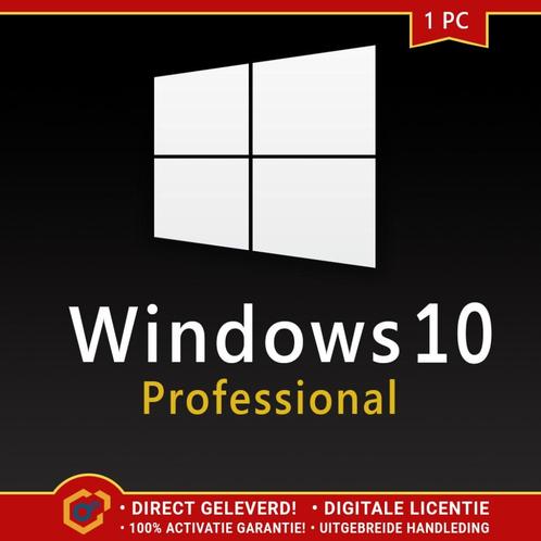 Windows 10 Pro  Professional Licentie Key Code 32  64bits