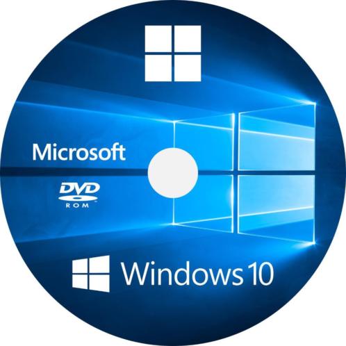 Windows 10 Pro software installatie herstel cd dvd schijf