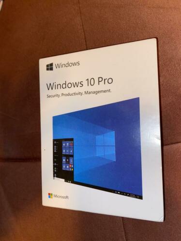 Windows 10 professioneel in doos