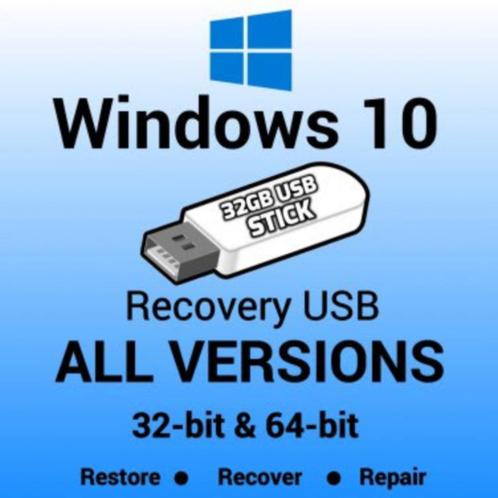 WINDOWS 10 RECOVERY USB  INSTALLEER  VERNIEUW  HERSTEL