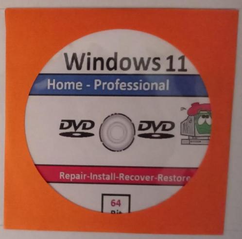 Windows 11 Home DVD, Windows 11 Pro DVD  Origineel