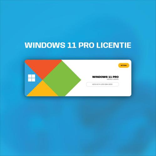Windows 11 Key Licentie Code - Direct in je inbox