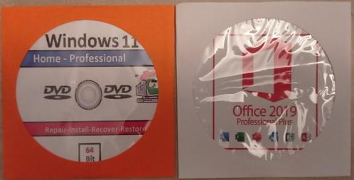Windows 11  Office 2019 Pro Plus DVD installatiepakket