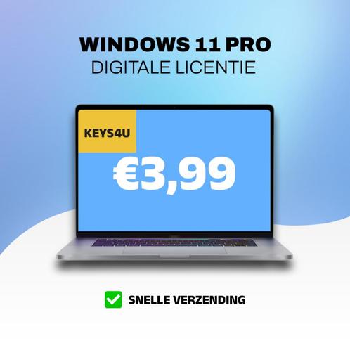 Windows 11 Pro Key Licentie Code - Direct Geleverd