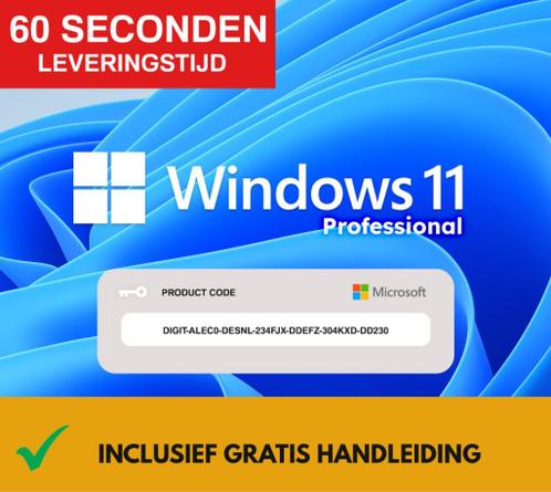 Windows 11 Pro Licentie key Code - Geleverd in 60 seconden