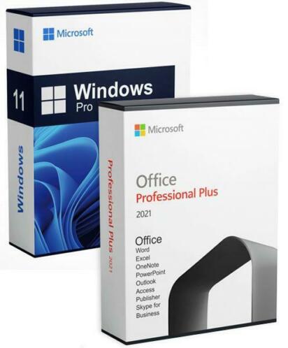 Windows 11 pro  office pro plus 2021 combi deal 29.95