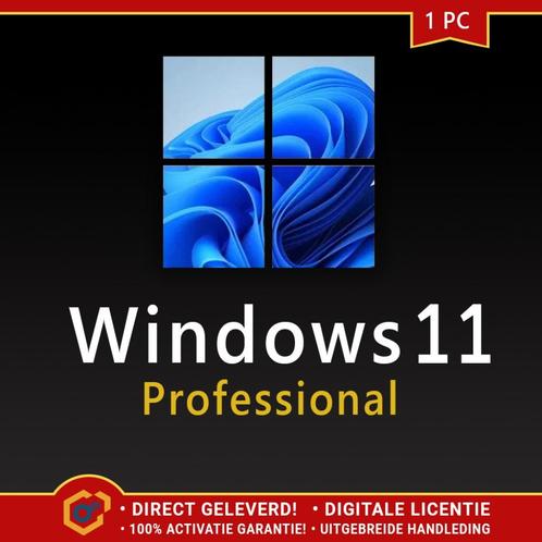 Windows 11 Pro  Professional Licentie Key Code 32  64bits