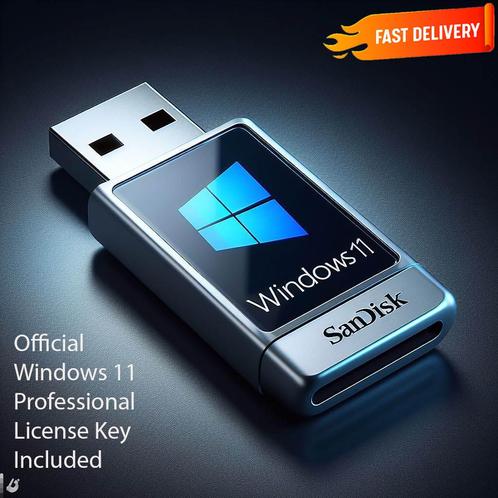 Windows 11 Professional 32GB USB 3.2 met Officile Licentie