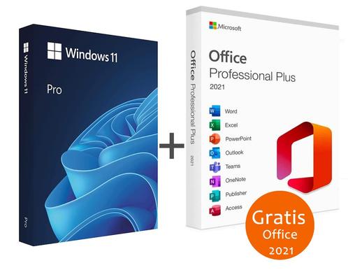 Windows 11 Professioneel  Gratis Office 2021 pakket  iDEAL