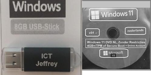 Windows 11 USB-Stick, Zonder Vereiste 4GBTPMSecure Boot