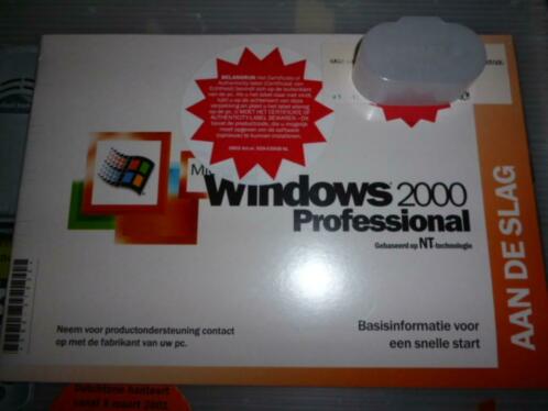 windows 2000 SP4 pro  nederlands geseald coa splinternieuw