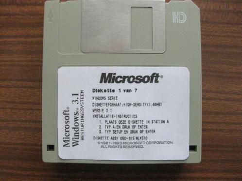 Windows 3.1 op 7 disks