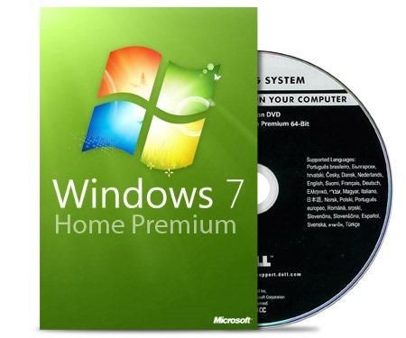 Windows 7 Home Premium 32  64 bis COA sticker  DVD