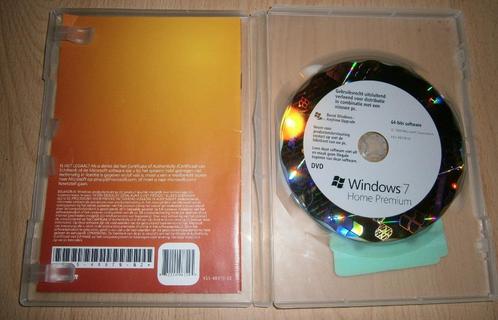 Windows 7 Home Premium 64 bits op DVD amp Origineel