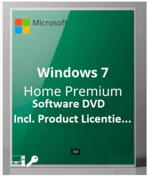 Windows 7 Home Premium DVD (64 Bits) Incl. Licentie Code