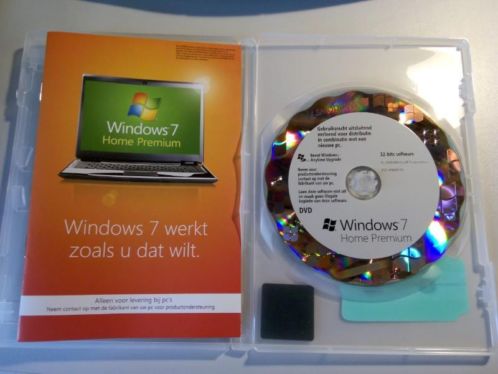 Windows 7 home premium DVD en licentie 