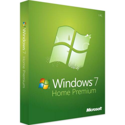 Windows 7 Home Premium - Nieuw amp Orgineel - ESD - 32amp64 Bit