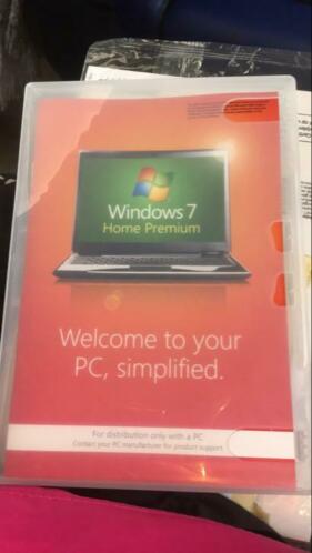 Windows 7 home premium nieuw verpakt