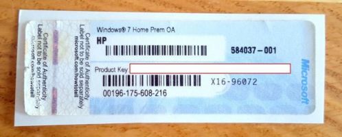 Windows 7 Home  Windows 10 32  64 Bits COA Licentie Key