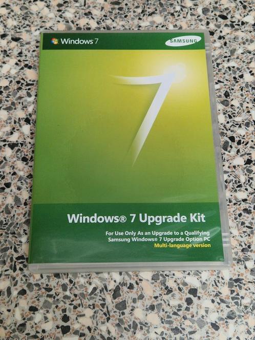 Windows 7 installatie DVD met licentie code