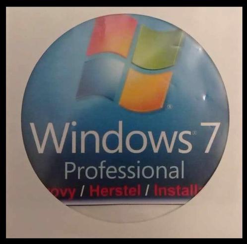 Windows 7 PRO NL DVD (32X 64X Bits) eindejaar actie OpOp