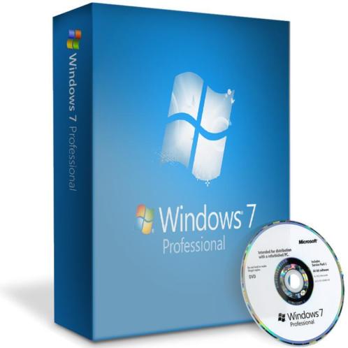 Windows 7 Pro  OEM  DVD  VOLLEDIG PAKKET