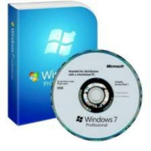 Windows 7 Professional licentiecode  DVD