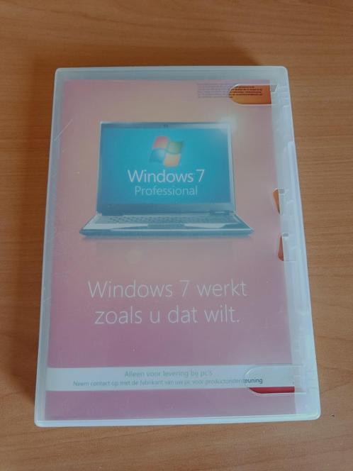 Windows 7 Professional met DVD en Originele Licentie NL