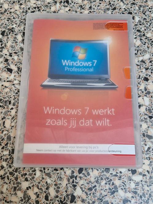 Windows 7 Professional SP1 NL DVD met licentie code
