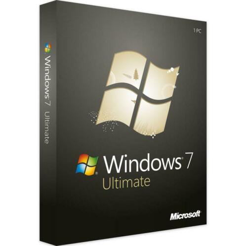 Windows 7 Ultimate - Nieuw amp Orgineel - ESD - 32amp64 Bit