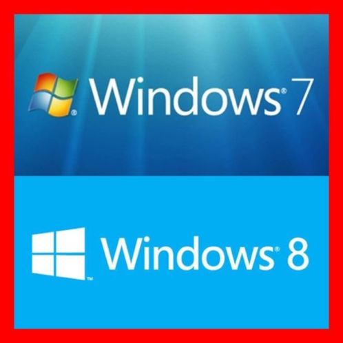 - Windows 7,8,8.1 vanaf 7,- Dezelfde dag nog in huis -