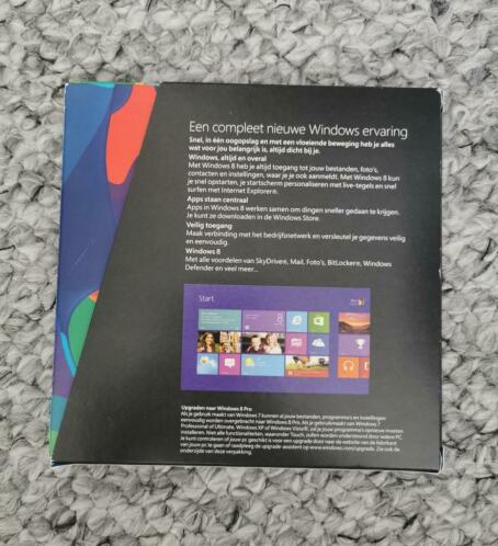 Windows 8 pro x64 en x32 Bit orginineel NL