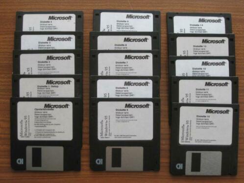 Windows 95 (15) diskettes