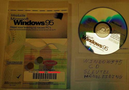 Windows 95 CD Nederlands NL  Handleiding  Sleutel