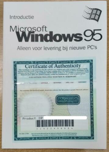 Windows 95 OEM nieuw