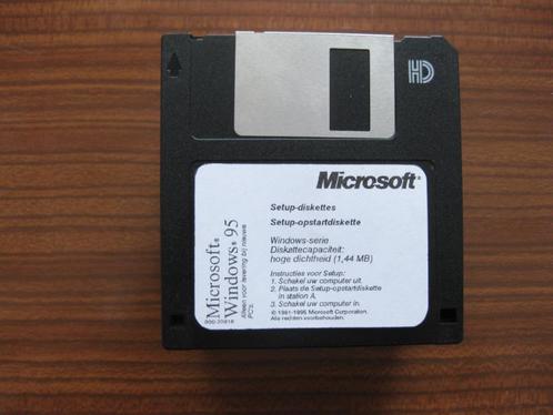 Windows 95 op 21 diskettes