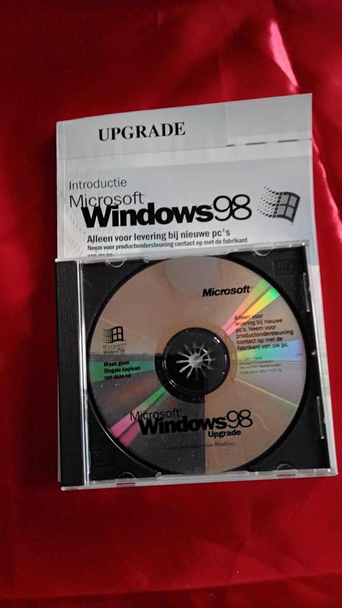 Windows 98 UPGRADE  met COA en boekjes