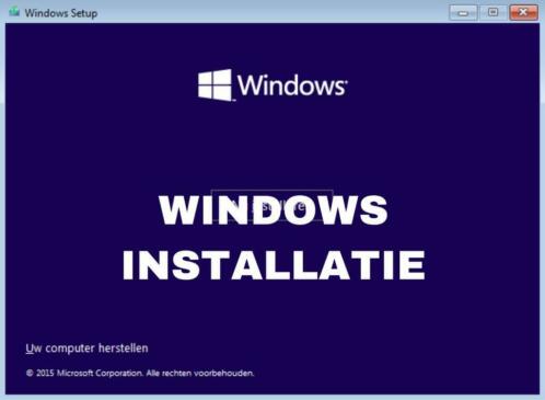 Windows InstallatieUpgradenDowngraden