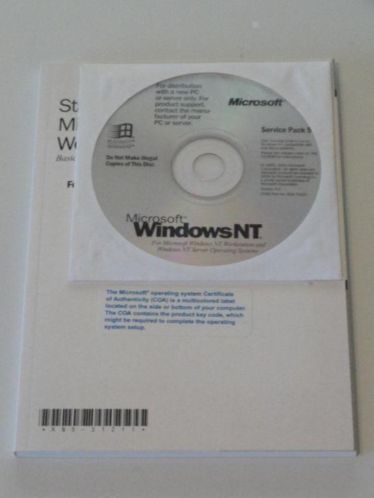 Windows NT Service Pack5 incl. Serial