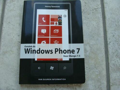 Windows Phone 7 Boek. Voor Mango 7.5, Nieuw
